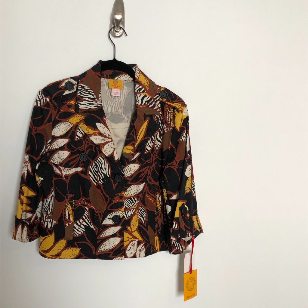 Nwt Ruby Rd Cropped Jacket 10p